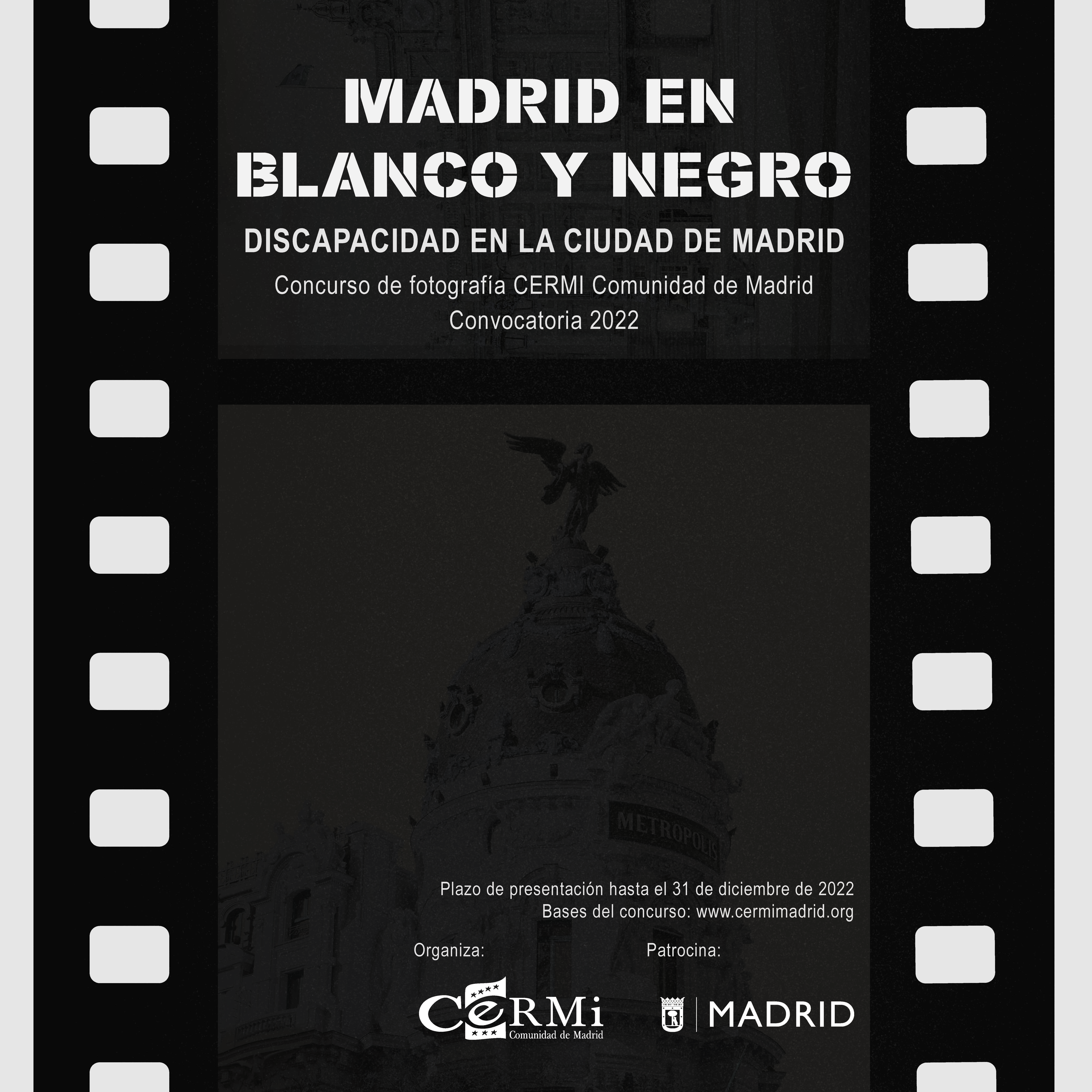 Cartel Concurso de fotografía CERMI Madrid