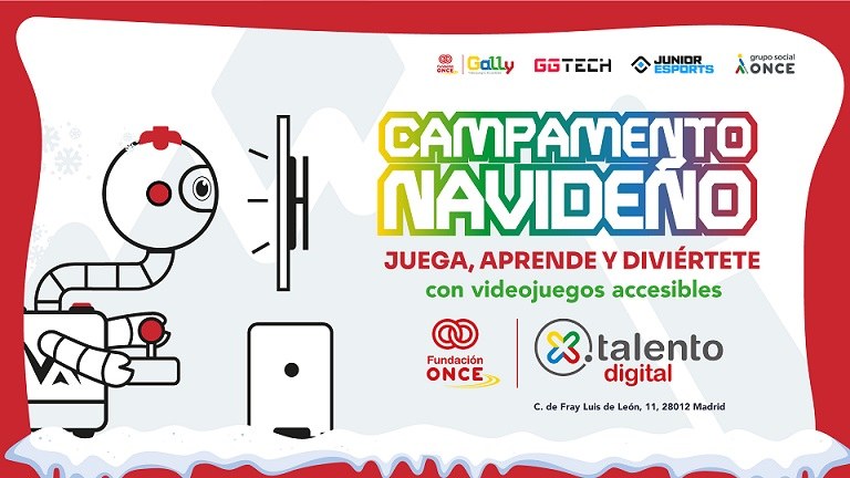 Creatividad del campamento de videojuegos accesibles