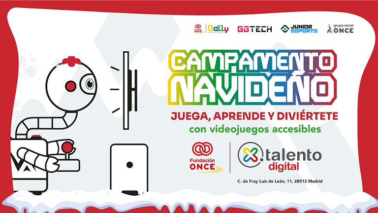 Creatividad del campamento de videojuegos accesibles