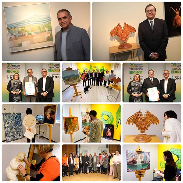 Collage con varios momentos de la deliberación y la presentación