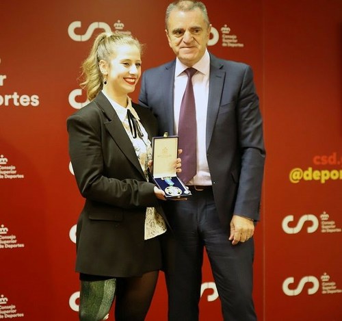 Desireé junto a José Manuel Franco