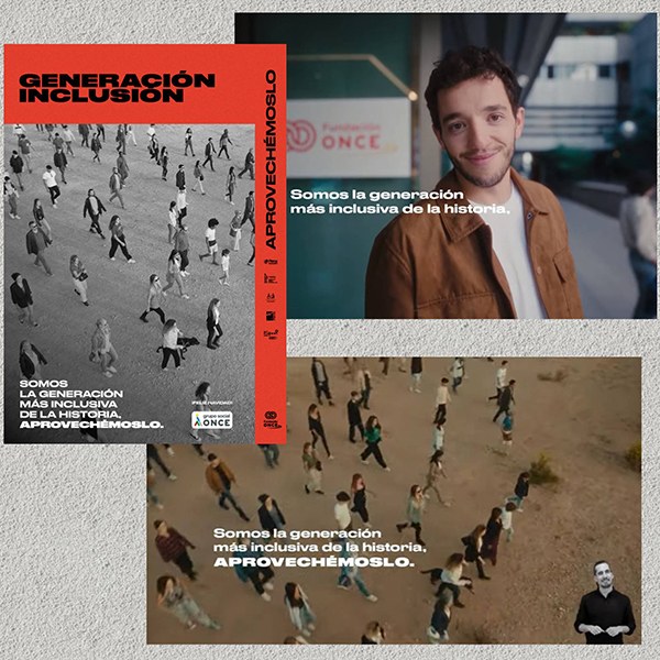 Collage con varias de las creaciones de la campaña