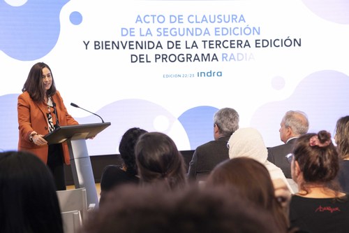 Una de las alumnas del programa RADIA