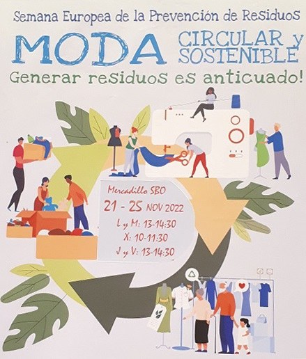Cartel del mercadillo organizado en el SBO