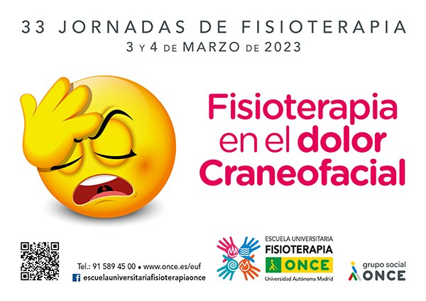 Cartel de las 33 Jornadas de la Escuela Universitaria de Fisioterapia
