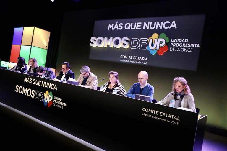 Mesa del Comité Estatal de UP