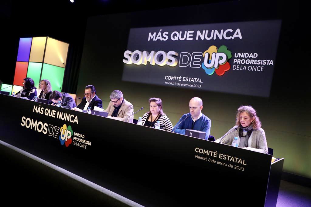 Mesa del Comité Estatal de UP
