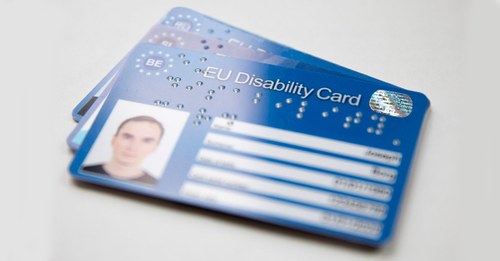 Prototipo de la tarjeta europea de discapacidad