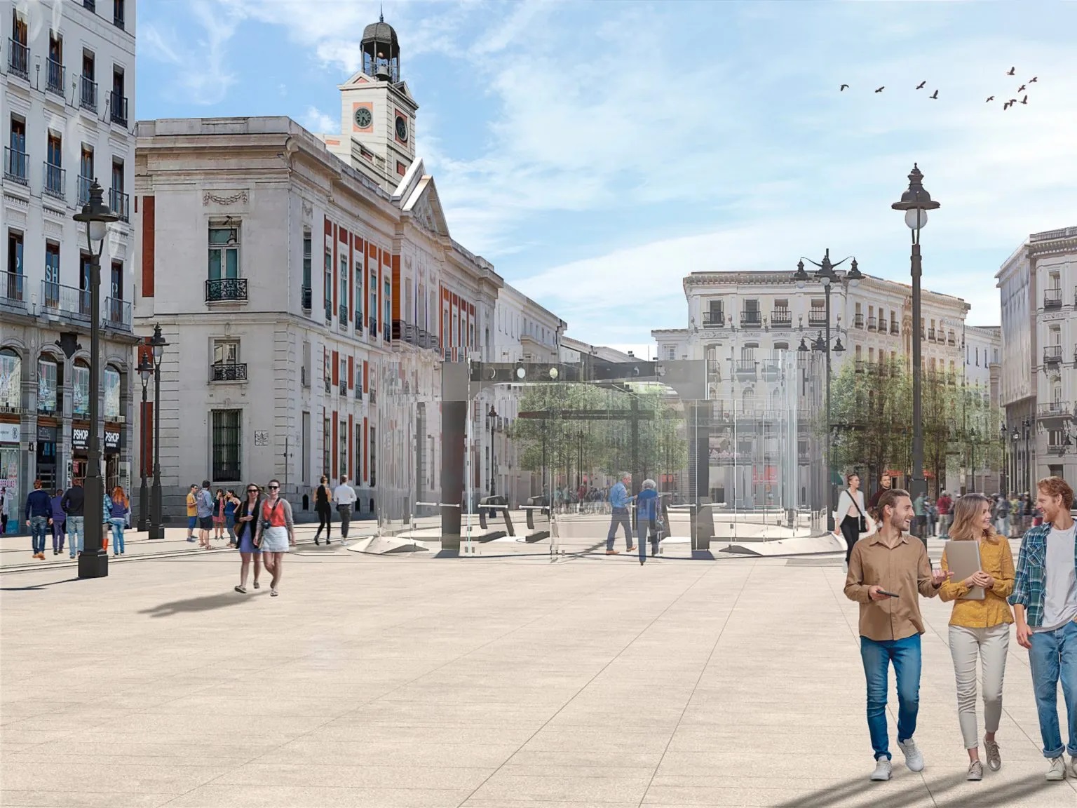 Nueva Puerta del Sol de Madrid