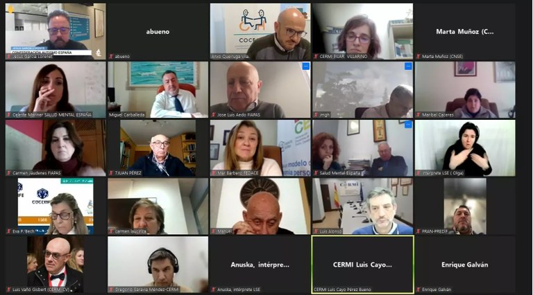 Última reunión del Comité Ejecutivo Estatal del CERMI