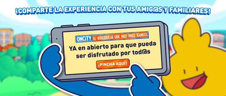 Diapositiva promocional del juego ONCITY