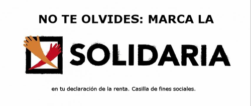 Diapositiva de campaña de la X Solidaria