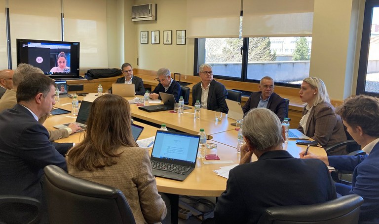 Momento de la reunión del Consejo Asesor de Innovación celebrado en la sede del CTI