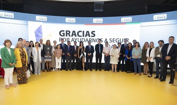 Acto de agradecimiento a las empresas colaboradoras con el Grupo Social ONCE en la ayuda a Ucrania