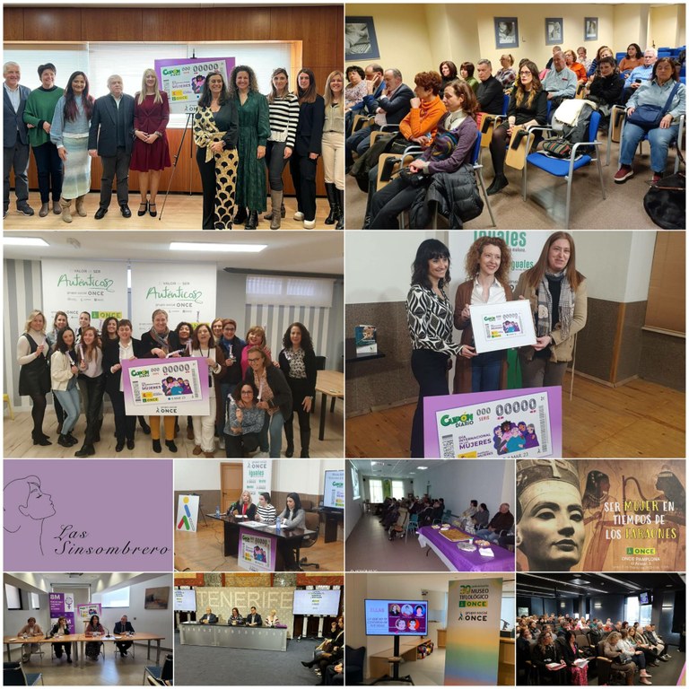 Collage con algunas de las actividades celebradas por toda España