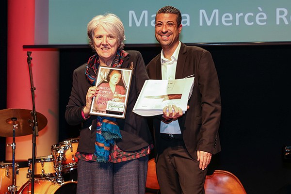 Maria Mercè Roca en el homenaje