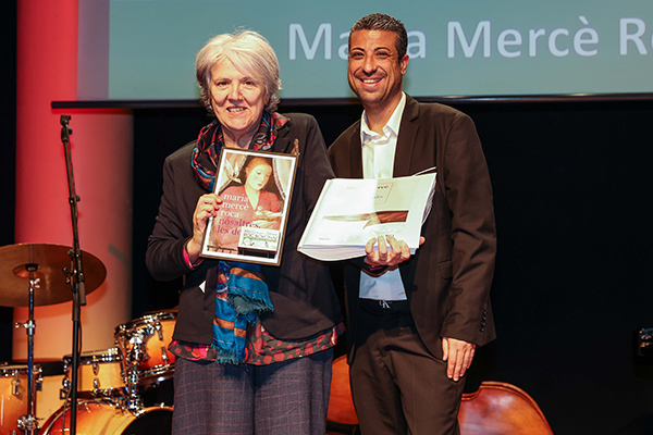 Maria Mercè Roca en el homenaje