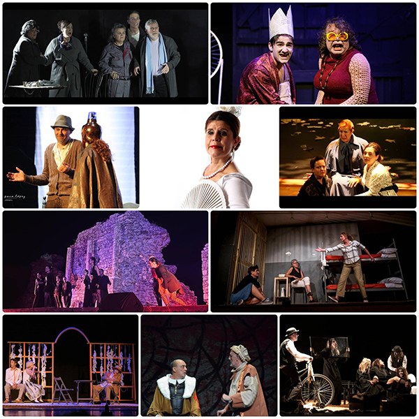 Collage de todos los grupos de teatro