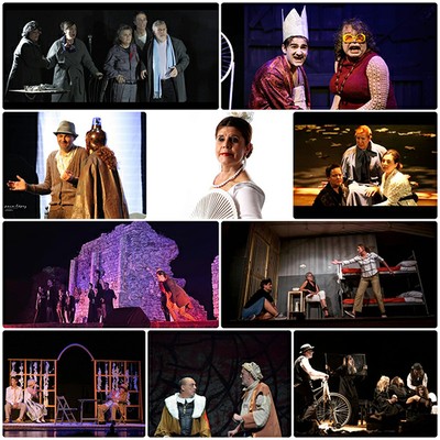 Collage de todos los grupos de teatro