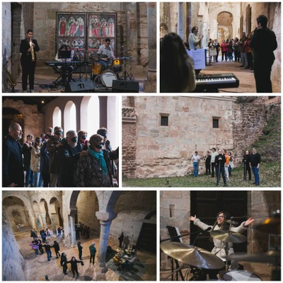 Collage con varios momentos de Voces sin Barreras