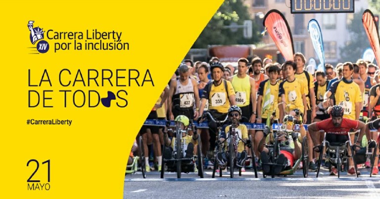 Cartel dispositiva de la Carrera Liberty 2023 