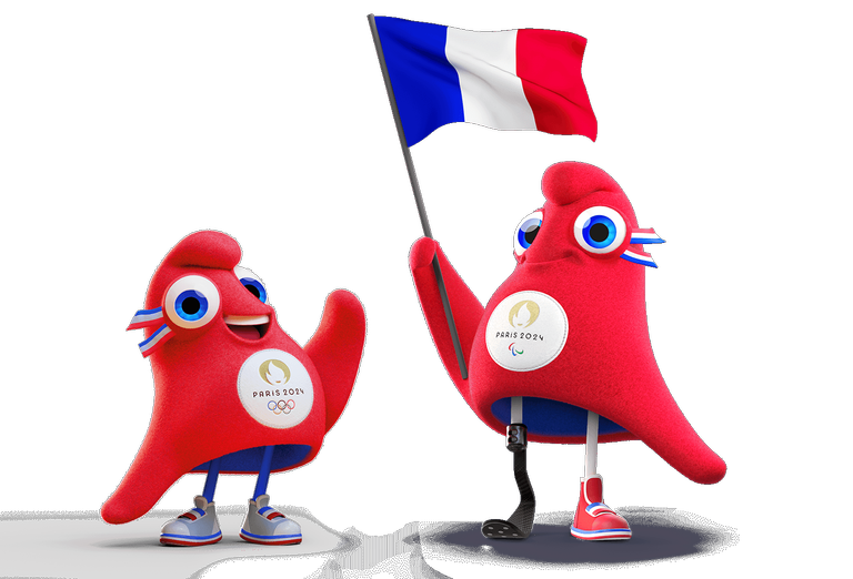 Mascotas oficiales de los Juegos de París 2024