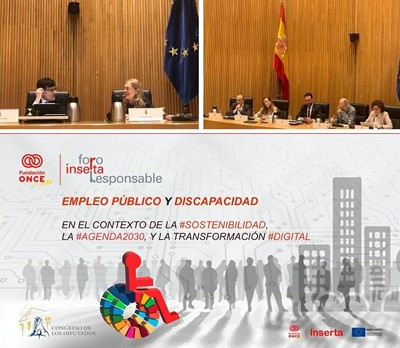 Intervención de Alberto Durán  a la izquierda, y una de las mesas de la jornada a la derecha