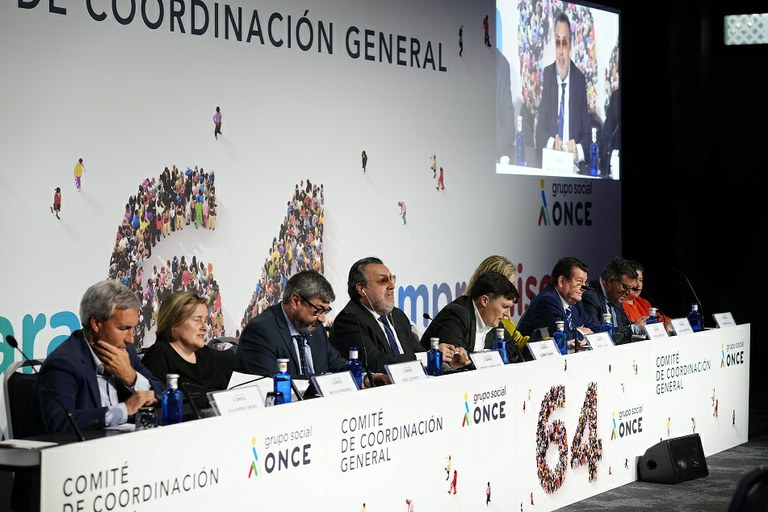 Momento de la inauguración del CCG, con la intevención de Miguel Carballeda