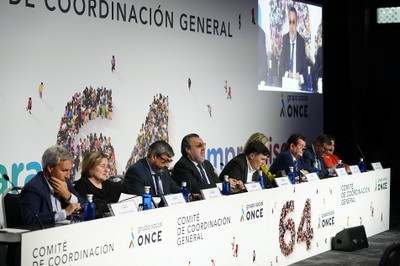 Momento de la inauguración del CCG, con la intevención de Miguel Carballeda