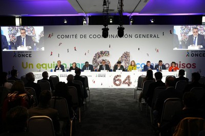 Vista frontal de la mesa del CCG