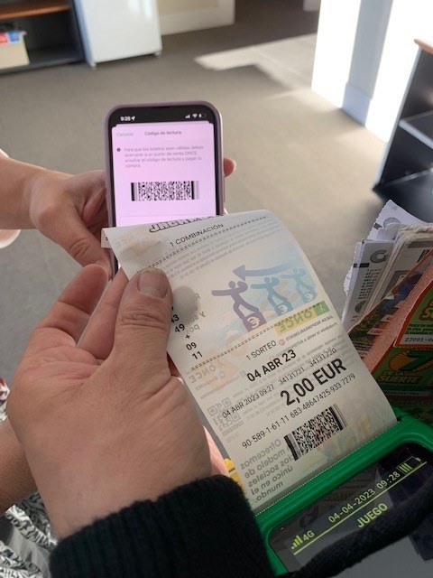 Apuesta generada a través de la app Mi Vendedor