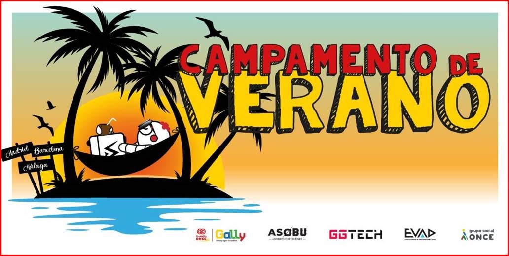 Gráfica del campamento de verano de videojuegos accesibles