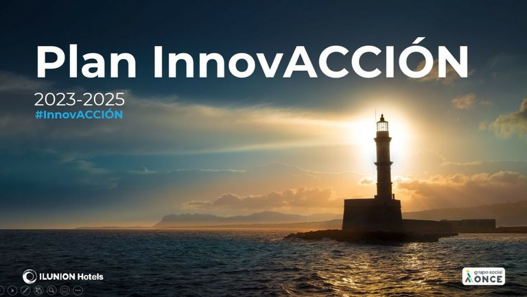 Diapositiva del Plan de Innovación de Ilunion Hotels