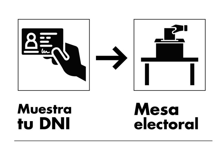 Señalización accesible para las elecciones locales del 28 de mayo 