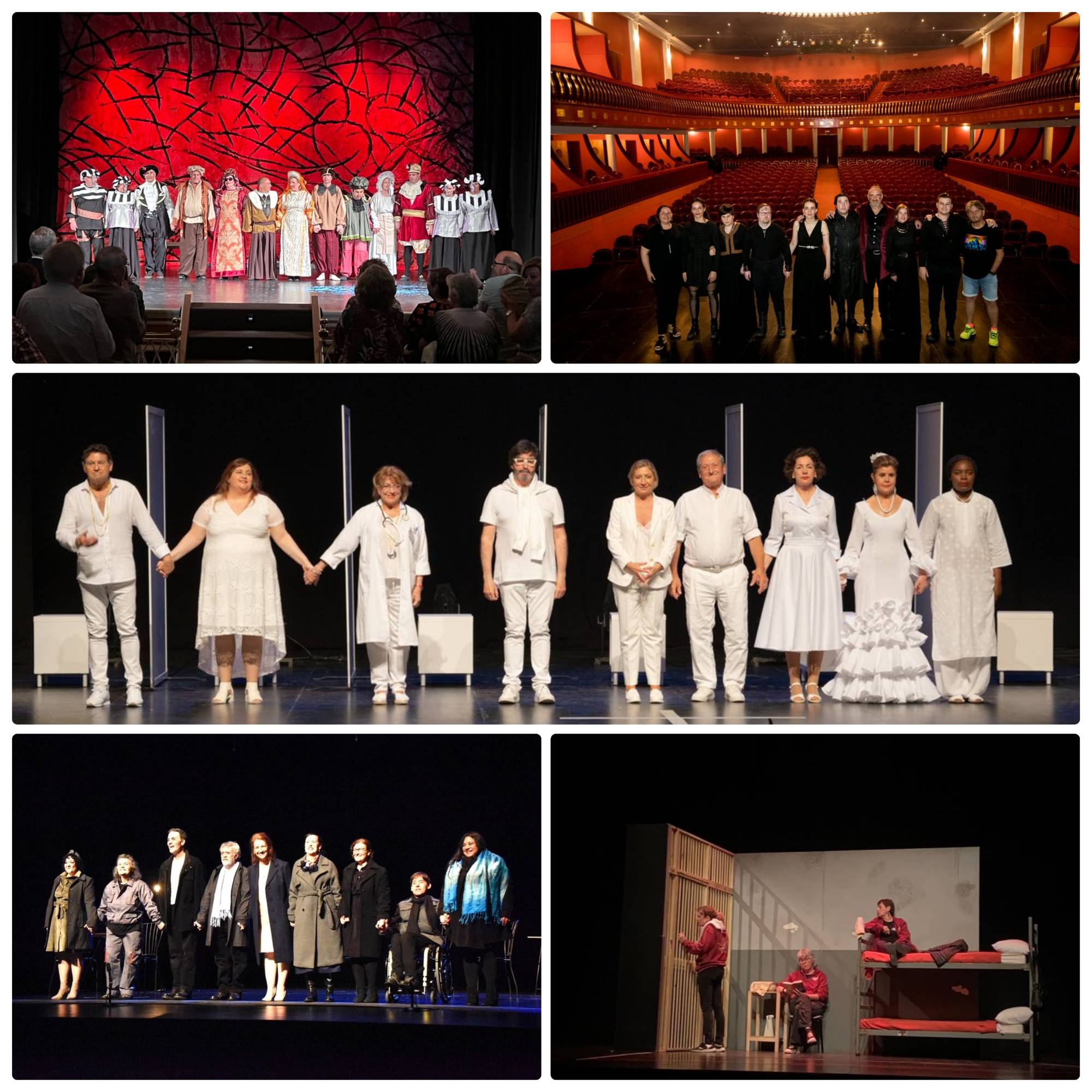 Collage grupos de teatro