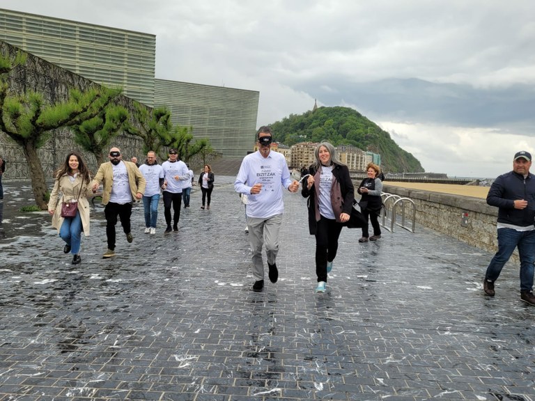 Participantes en la carrera