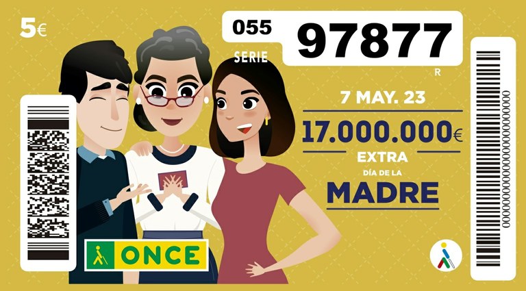 Número agraciado en el sorteo del Día de la Madre