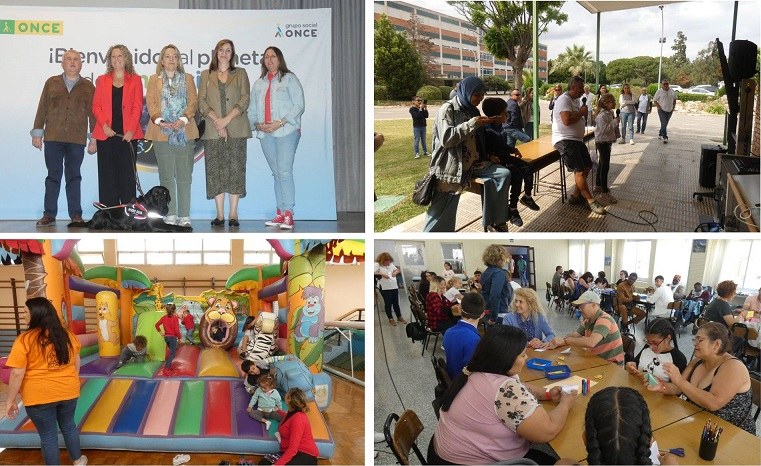 Collage de imágenes de la jornada del CRE