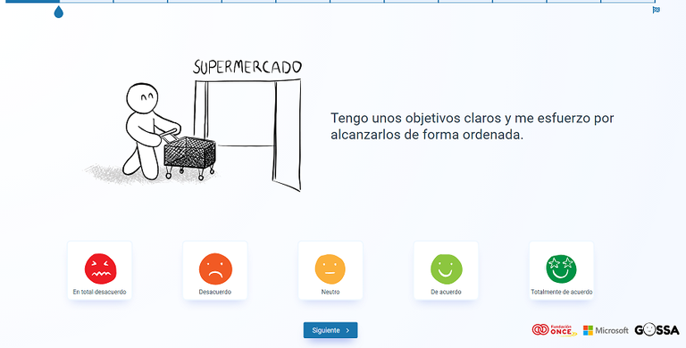 Pantallazo del proyecto GOSSA