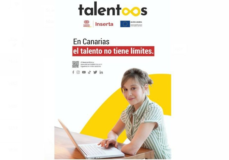 Diapòsitiva cartel de la presentación del programa en Canarias