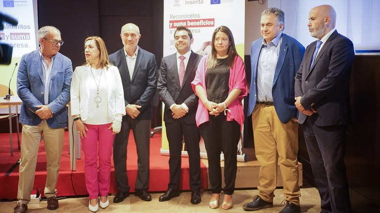 Participantes en el acto de presentación del programa Talentos de CLM