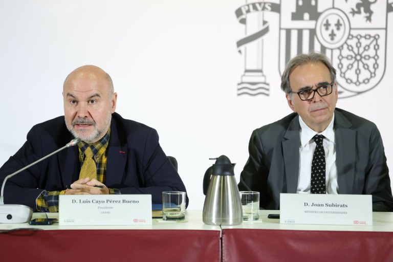 Luis Cayo y Joan Subirats