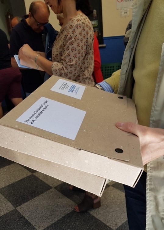 Kit de voto accesible para personas ciegas