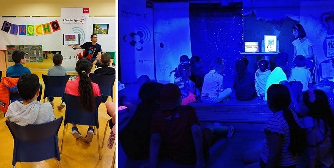 Dos actividades con escolares con este proyecto