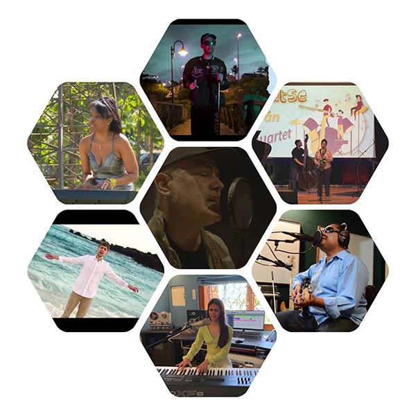 Collage con los siete finalistas