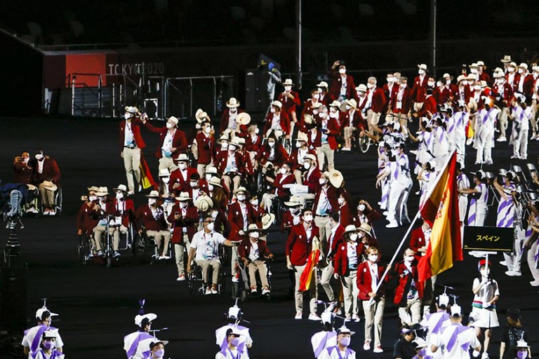 Equipo Paralímpico en los juegos de Tokio 2020