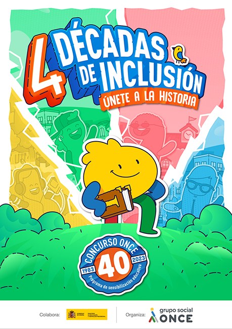 Cartel del 40 Concurso Escolar ONCE
