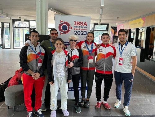 Equipo de judo que ha participado en Birmingham