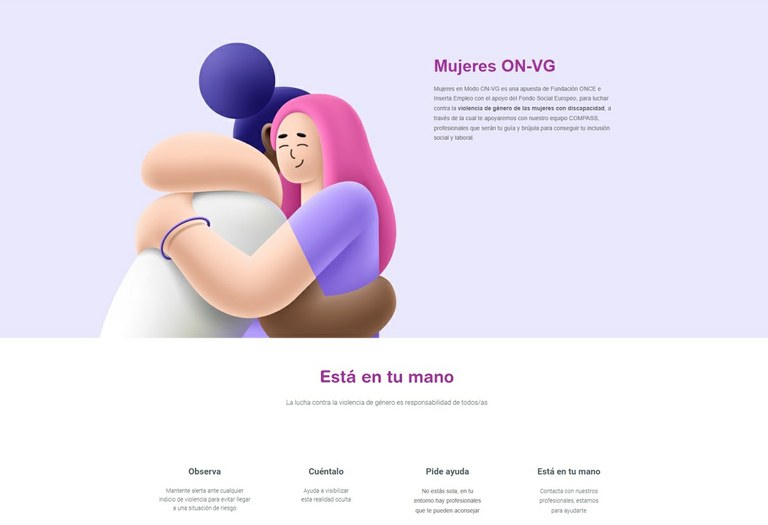 Otra imagen web de la iniciativa Está en tu mano