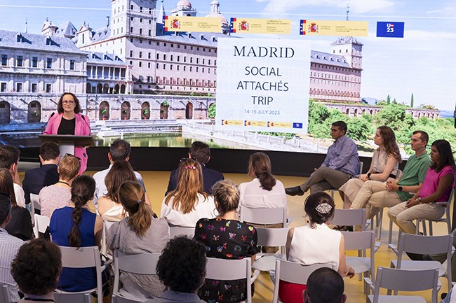 Visita de los consejeros de empleo
